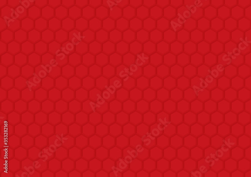 Abstract red hexagon background. Creative design templates