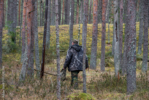 Wilderness forest hermits and photo hunting