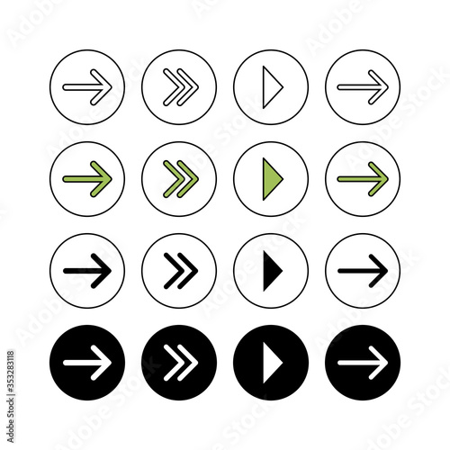 Free Download set of Arrow icons . Arrow symbol. Arrow vector icon - GFXLoad