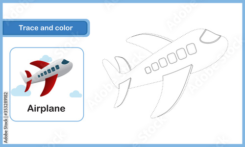 Drawing worksheet for preschool kids