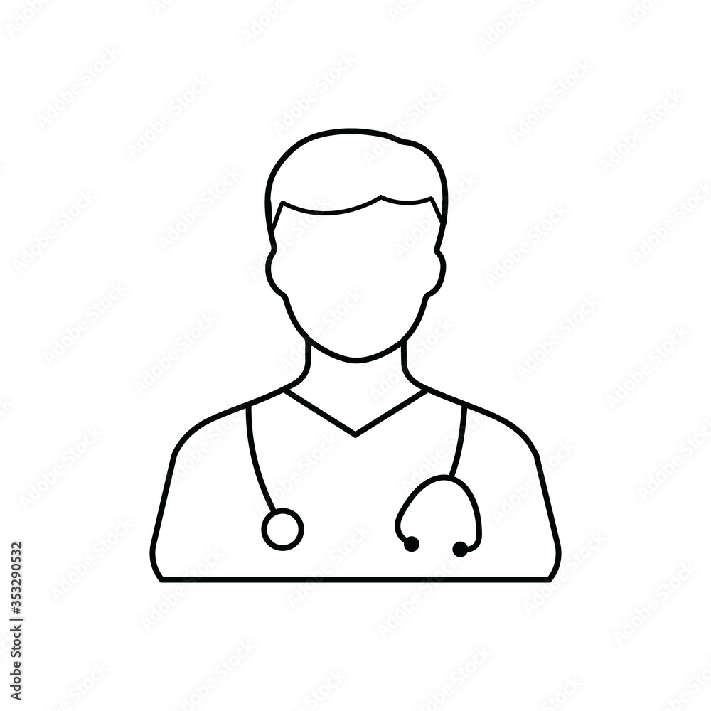 Doctor vector icon Template for your design Doctor vector icon Template for your design