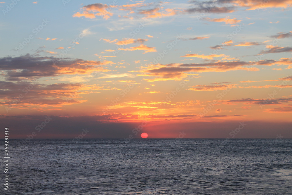 Fototapeta premium sunset at beach