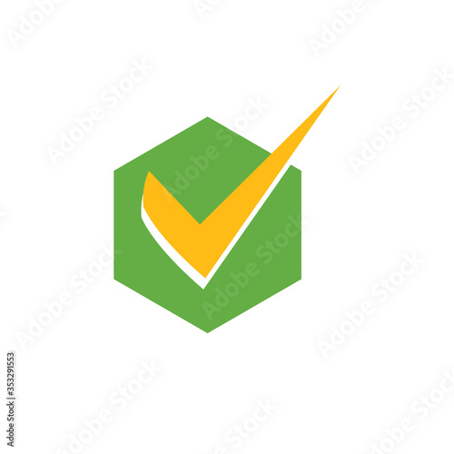 Free Download Check Mark Logo Template vector - GFXLoad