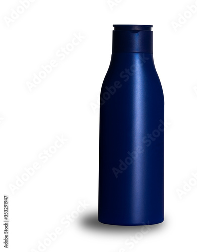Product bottles isolated on a white background