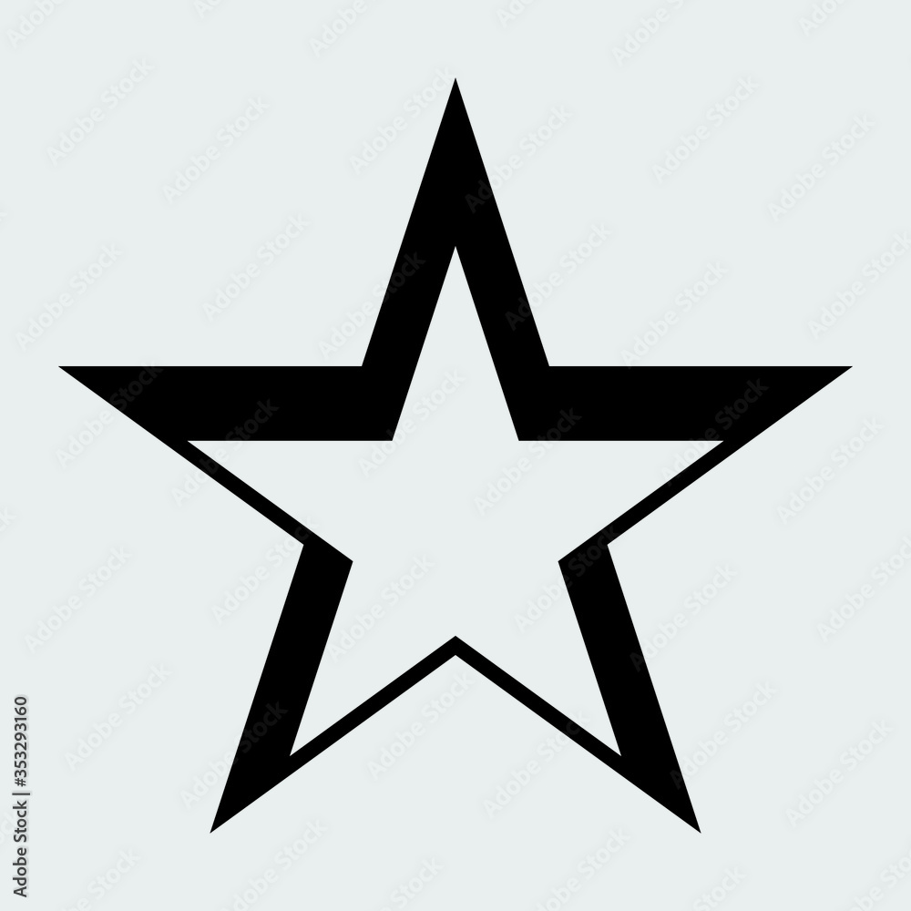 silver star on black background silver star on black background