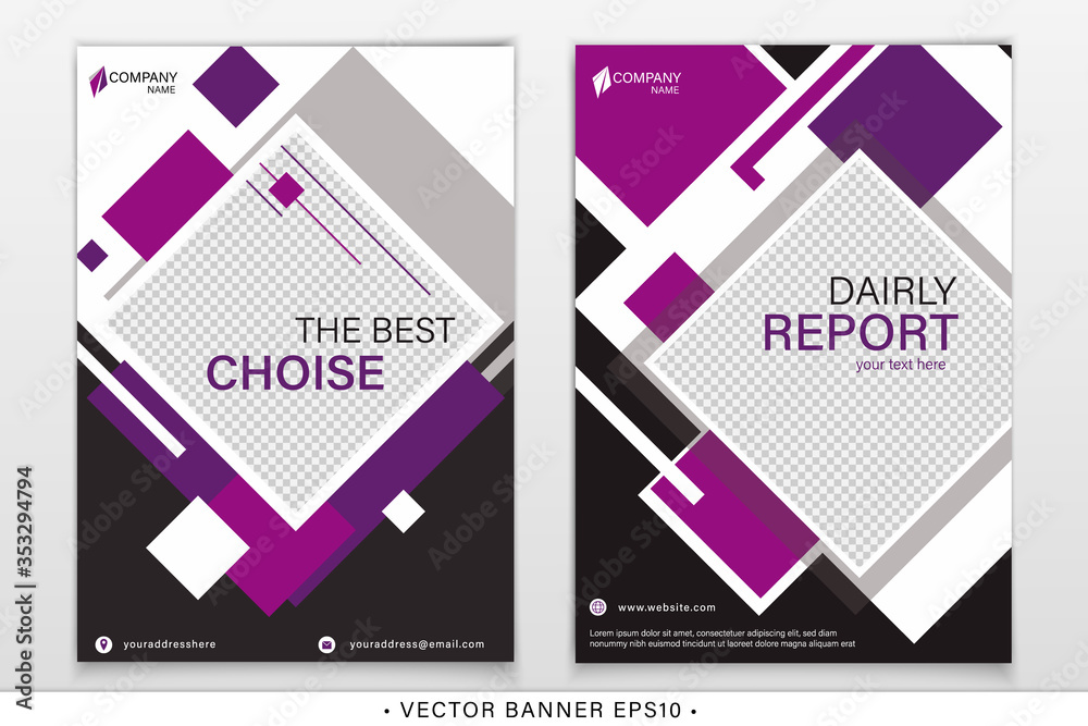 Brochure design template vector. Flyers report business infographic magazine poster. Abstract circle and city. Green presentation portfolio. Minimal cover book in a4 size layout.