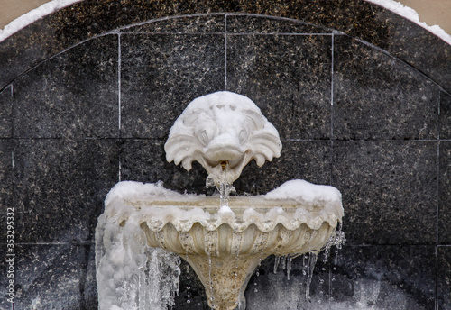 frozen fountain