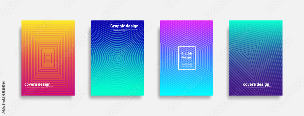 Minimal covers design. Colorful line design gradients. Cool modern background design. Future geometric patterns. Eps10 vector. Minimal covers design. Colorful line design gradients. Cool modern background design. Future geometric patterns. Eps10 vector.