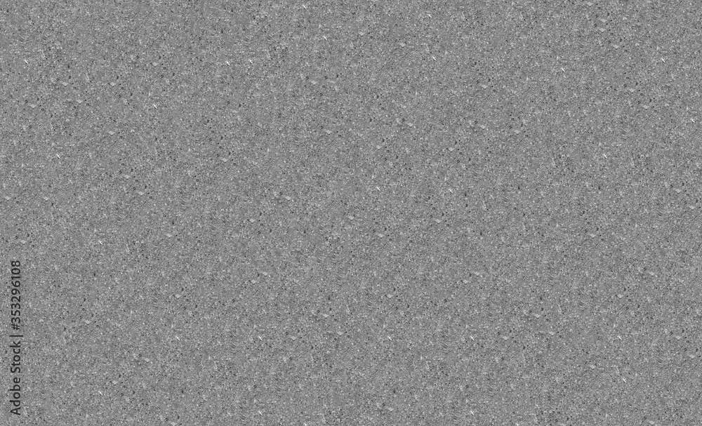 Top view of gray textured asphalt road surface. Patterns of small sand grains form a solid road structure. Monochrome background of empty roadway. Top view of gray textured asphalt road surface. Patterns of small sand grains form a solid road structure. Monochrome background of empty roadway.
