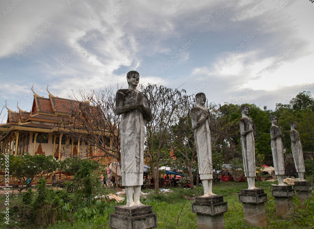 Wat Ek Phnom Temple near the city of Battambang in Cambodia