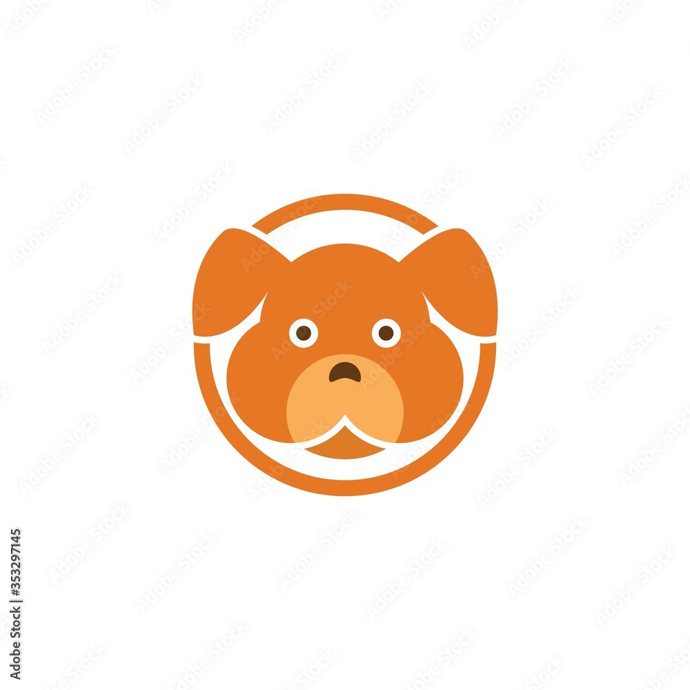 Dog head logo Dog head logo