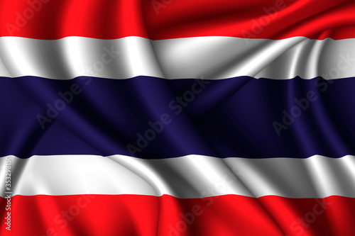 thailand National flag of silk
