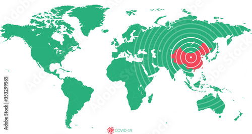The start point covid-19 in China. The virus was emerging in the city of Wuhan in Hubei province and now become a pandemic