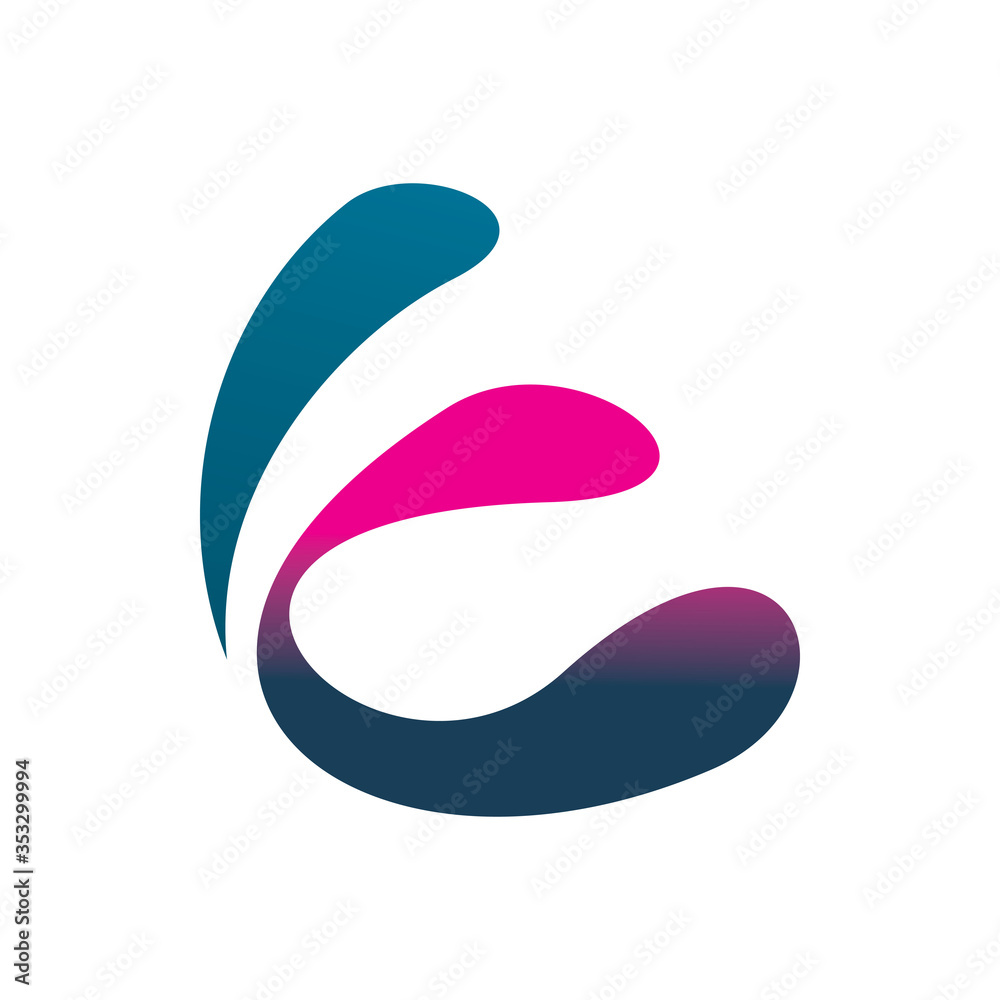creative full color letter e logo design creative full color letter e logo design