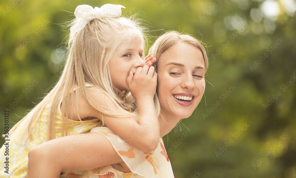 Fototapeta premium Being a single parent is so worth it.