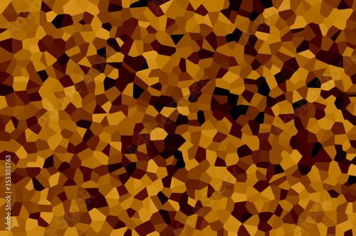 abstract golden yellow crystallize background