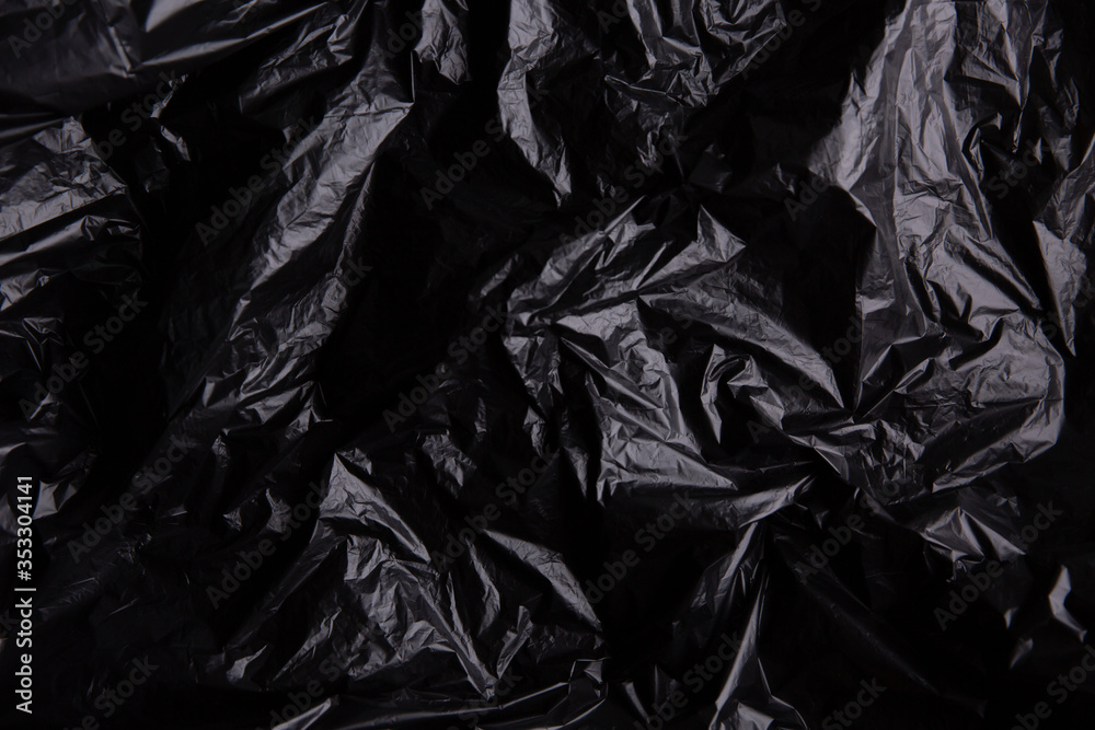 Black fabric texture for background.