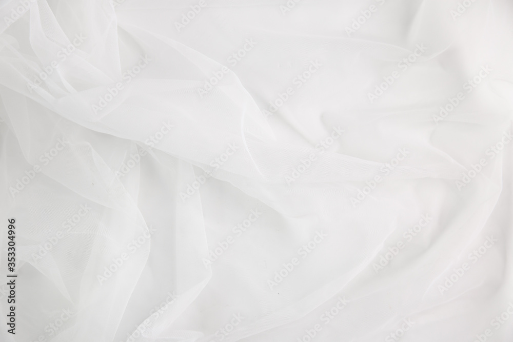 Obraz premium Abstract white fabric texture background.
