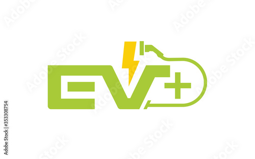 Quadro su tela Creative innovation for modern electric charging