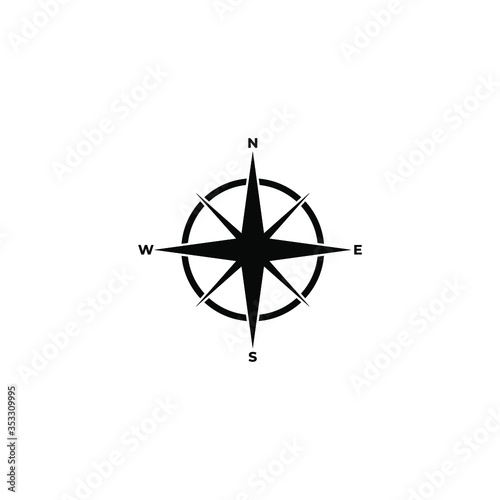 Compass icon.Navigation sign..Vector illustration