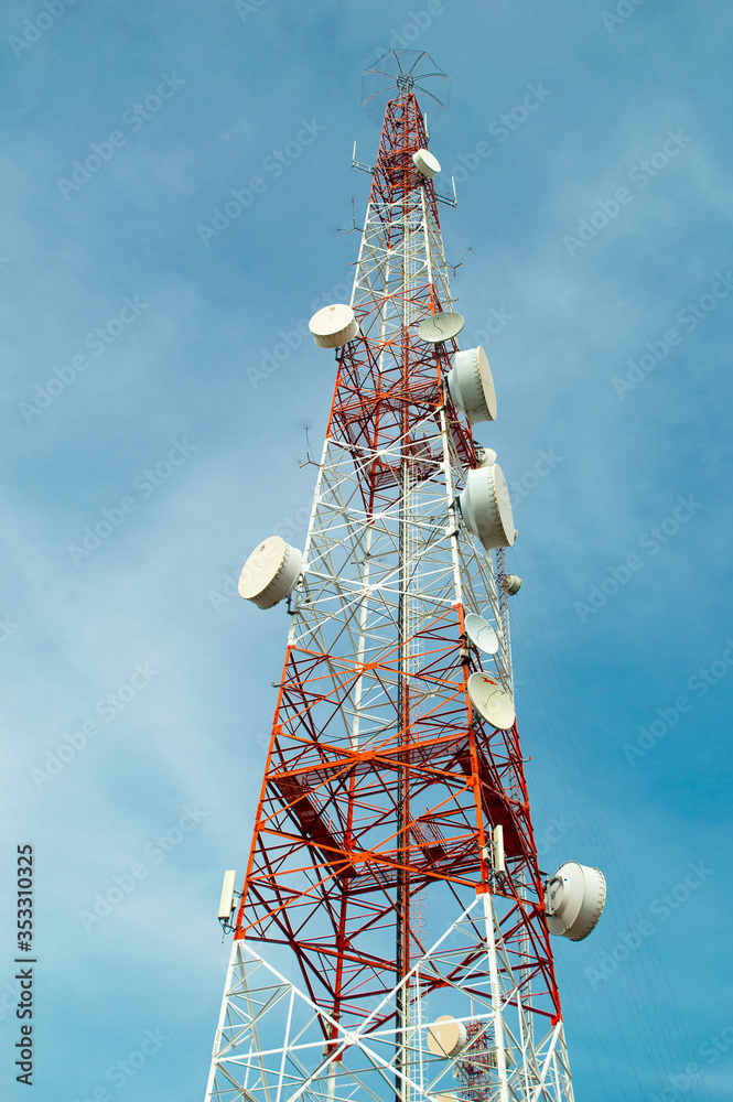 custom made wallpaper toronto digitalTelephone antenna with  blue sky