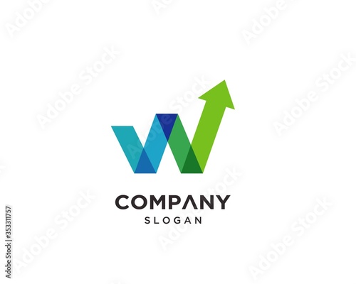 Creative Modern Letter W Logo Design Template