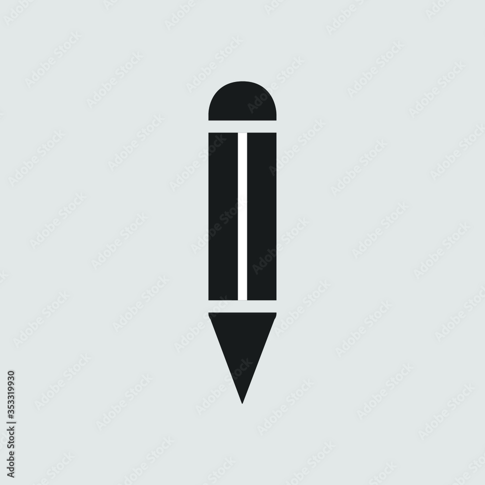 pencil icon vector illustration