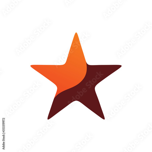 star color shape motion logo design
