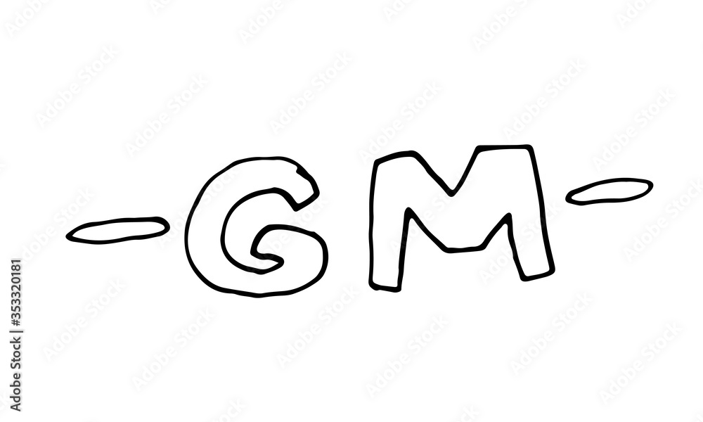 Vector handwritten morning mood phrase. Good morning text. Hand drawn typography of inspirational lettering. Template for poster, banner or print Vector handwritten morning mood phrase. Good morning text. Hand drawn typography of inspirational lettering. Template for poster, banner or print