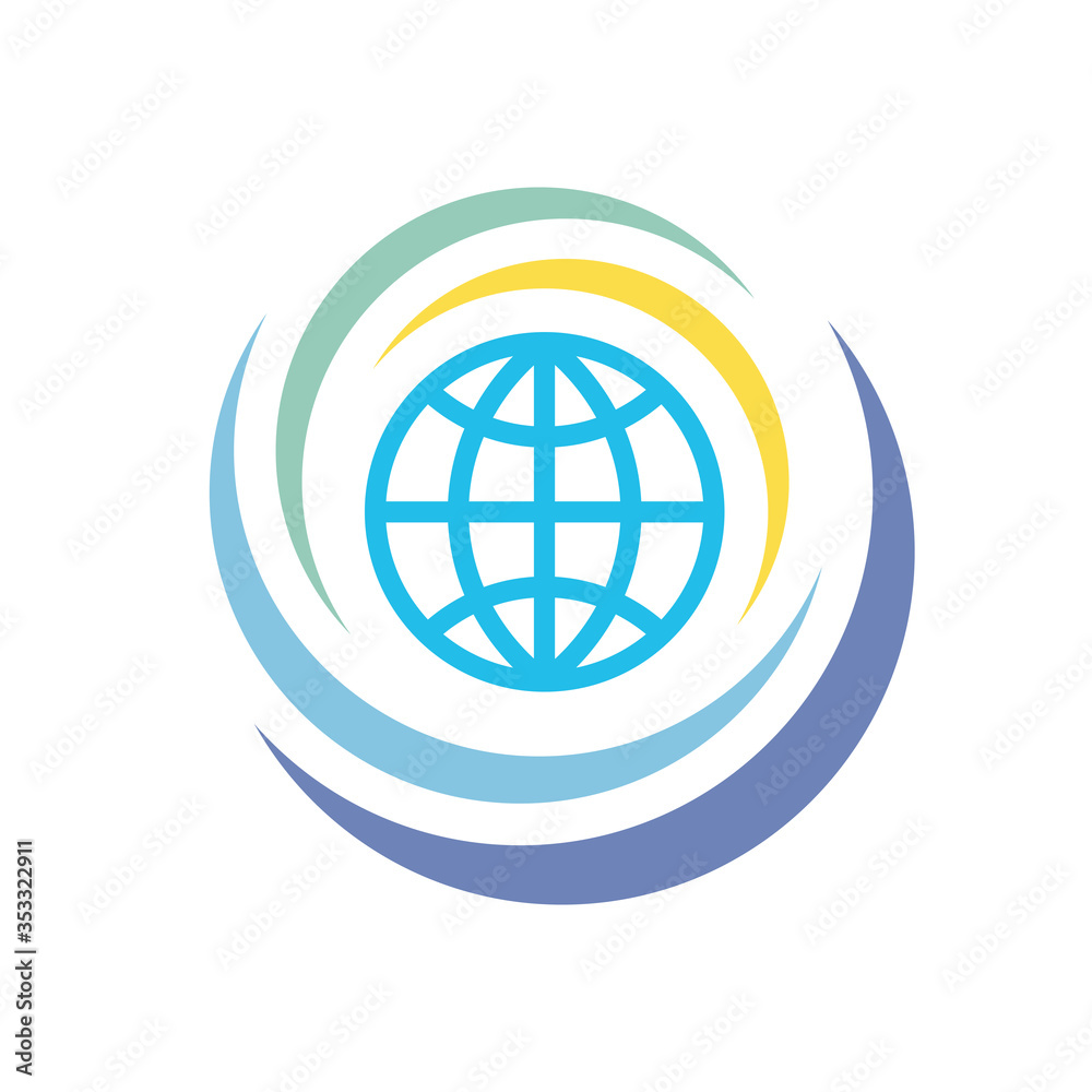 Globe icon on white background vector illustration for website, mobile application, presentation, infographic. Eart planet concept logo sign. Graphic design element. Globe icon on white background vector illustration for website, mobile application, presentation, infographic. Eart planet concept logo sign. Graphic design element.
