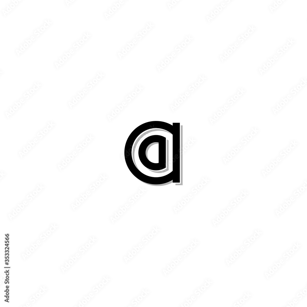letter a lowercase monogram logo design for company or business brand identity letter a lowercase monogram logo design for company or business brand identity