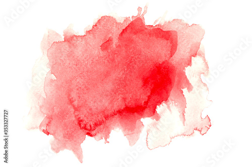 watercolor red background