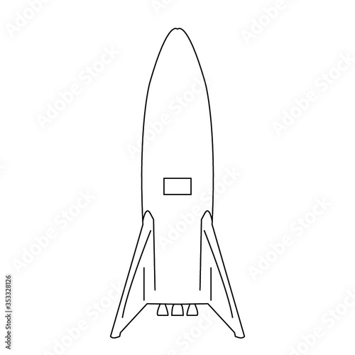 Vector of a rocket