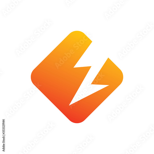 full color diamond lightning power energy logo design Free Download full color diamond lightning power energy logo design - GFXLoad