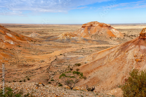 Painted Desert in the Arckaringa Hills in outback South Australia. photo