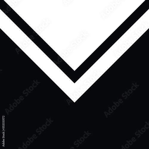 Black and white triangle background pattern