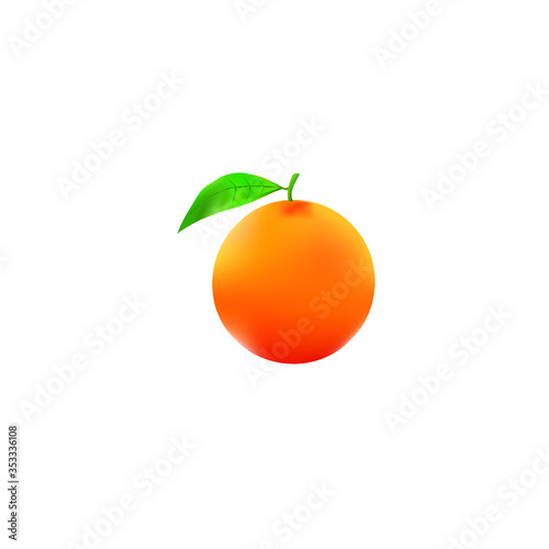 Oranges vector illustration with handmade mesh. - Vector