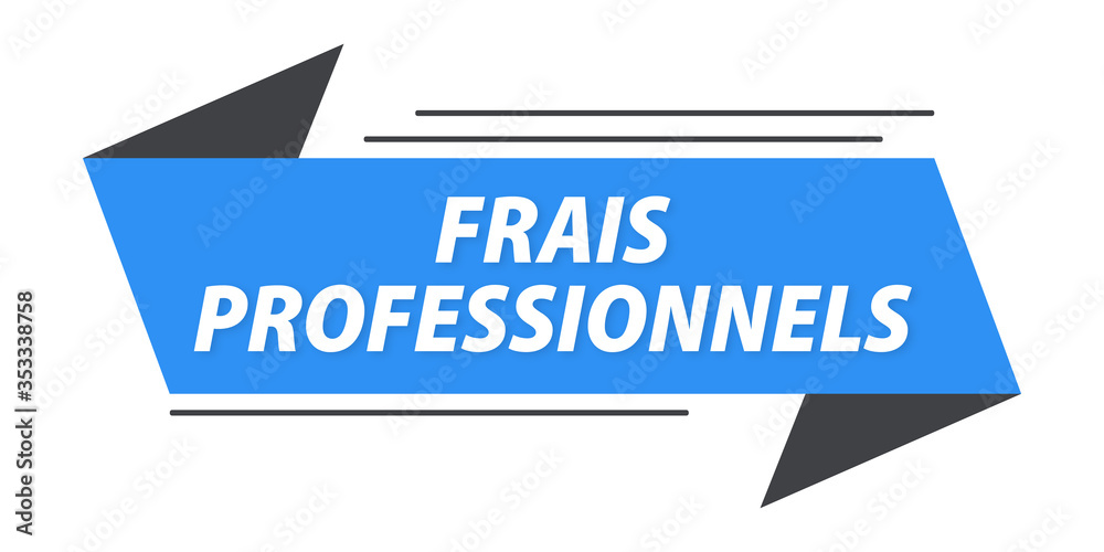 frais professionnel bannière