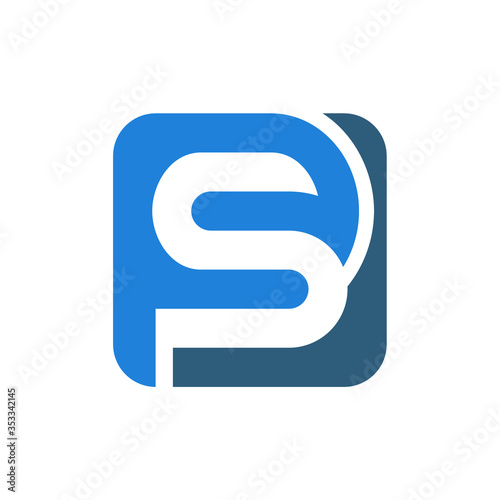 illustration vector graphic of SP letter logo