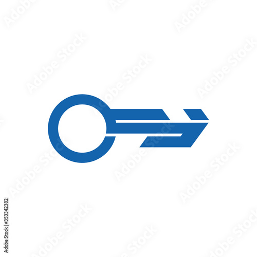 illustration vector graphic of S key letter logo