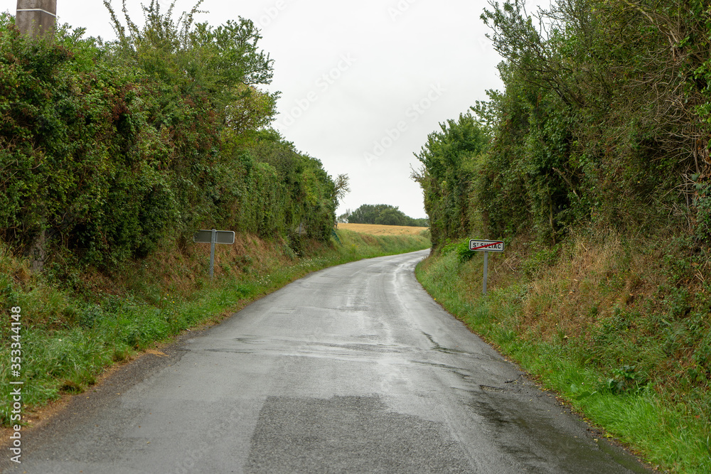 Hiking in france country side