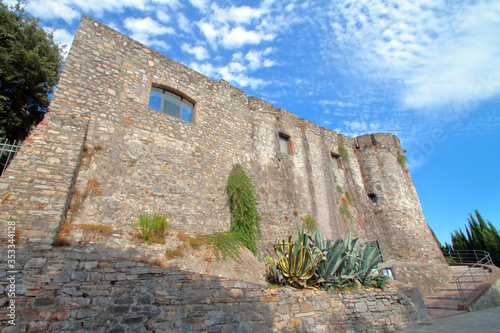 la spezia e castello di san giorgio Italia, la spezia and castle of Saint George in Italy   photo