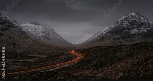 mountain road in the mountains