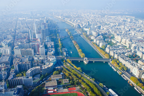 aerial view of paris © Raw2Cut