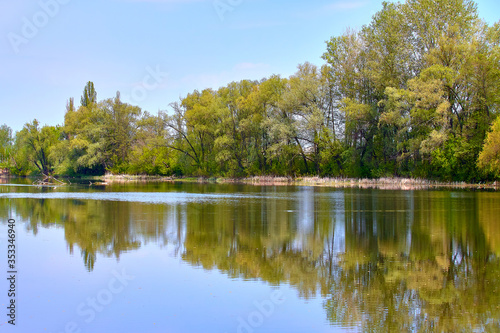 The Psel river in the autumn