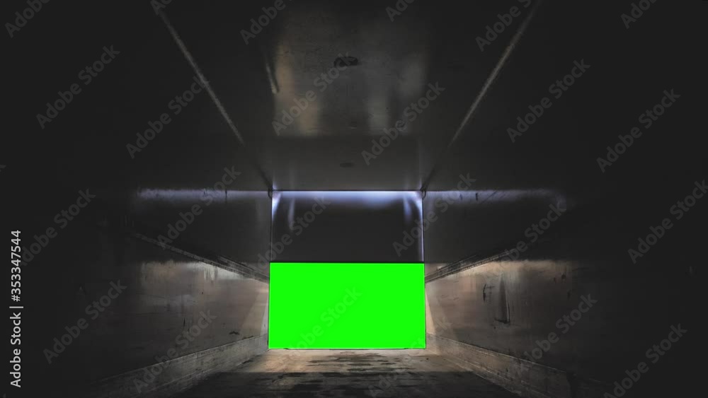 custom made wallpaper toronto digitalGarage Door Opening from Warehouse Dock into a Truck with Green Screen Effect. Logistics and Cargo Transportation