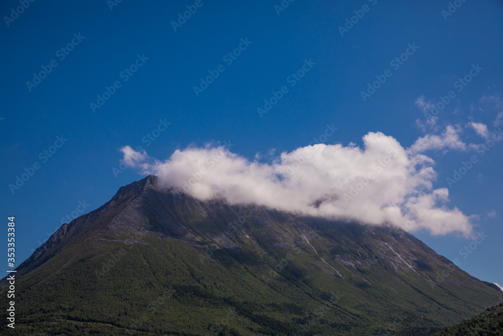 Fjord in Norway. Beauty of nature and travel background Fjord in Norway. Beauty of nature and travel background