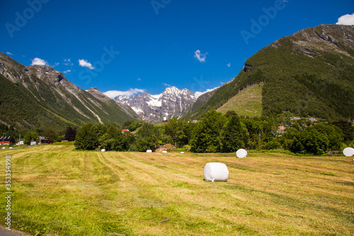 June, 2019 - Standaldalen Valley in the Sunnmore Alps, More og Romsdal, Norway. photo