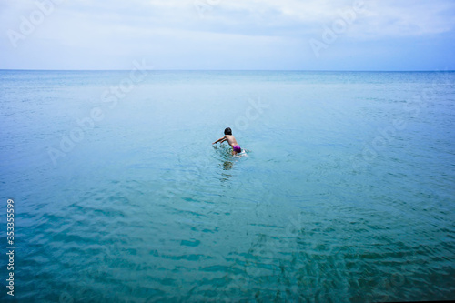 boy snorkeling in the sea © Raw2Cut