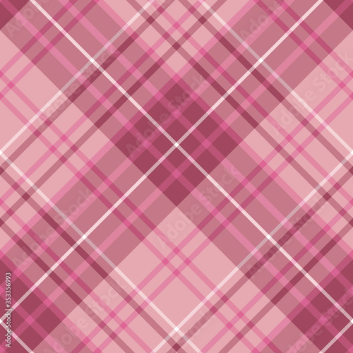 Seamless pattern in berry pink colors for plaid, fabric, textile, clothes, tablecloth and other things. Vector image. 2